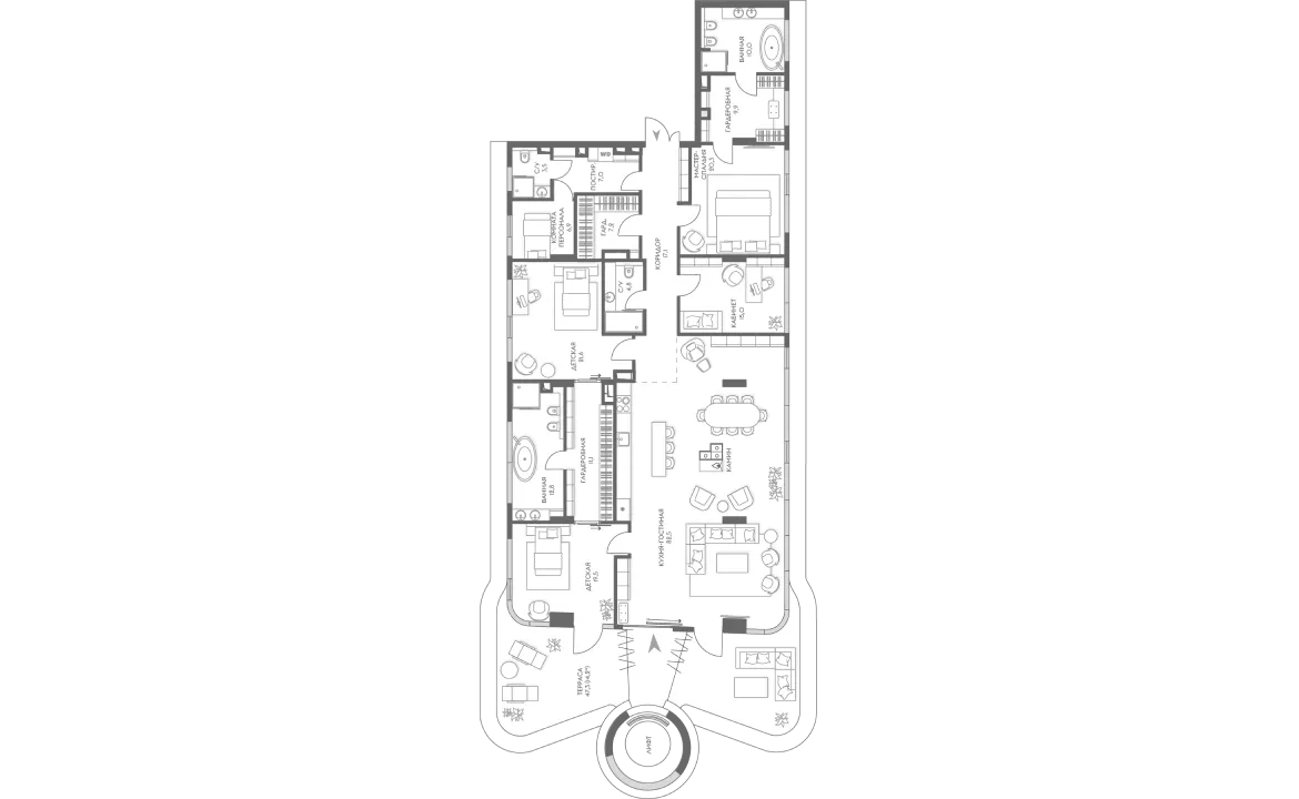 План квартиры 157